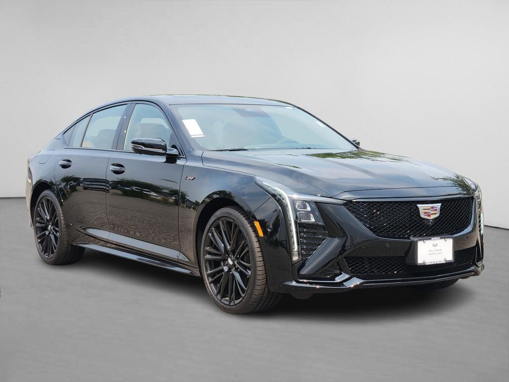 2026 Cadillac CT5-V V-Series in Black Raven — front three-quarter view