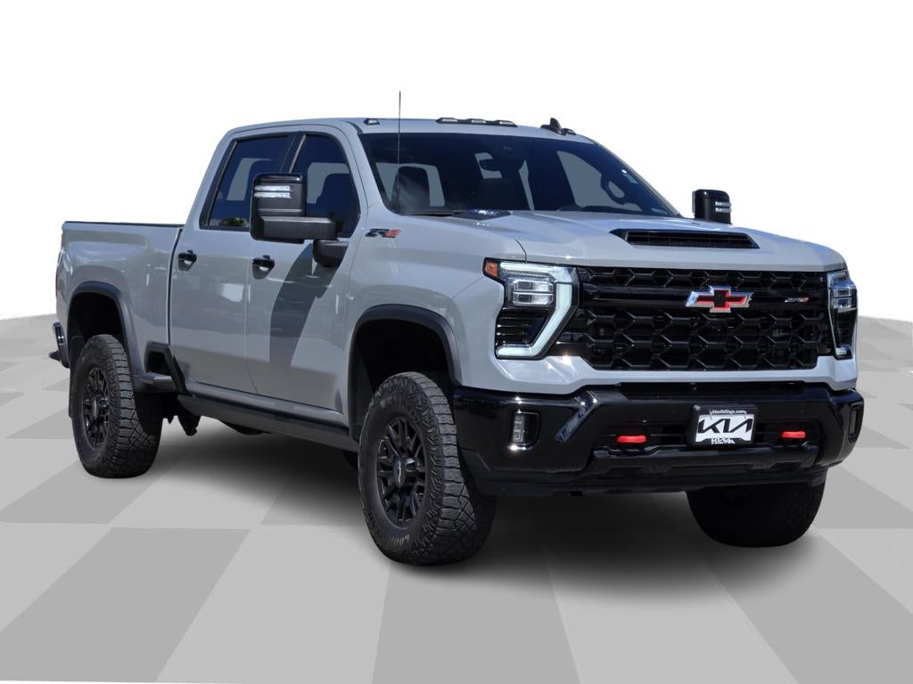 2024 Chevrolet Silverado ZR2 in Slate Gray Metallic — front three-quarter view
